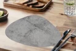 Placemat Organisch - Placemats Organic - Onderleggers - Beton Print - Grijs - Patronen - 10 Stuks -Merkloos Verkoopwinkel 1200x800 105