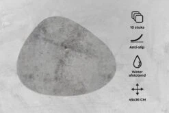 Placemat Organisch - Placemats Organic - Onderleggers - Beton Print - Grijs - Patronen - 10 Stuks -Merkloos Verkoopwinkel 1200x800 107