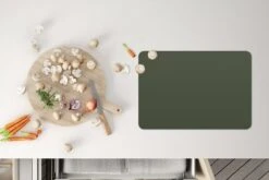 Placemats - Groen - Kleur - Neutraal - Vinyl - Antislip - Placemat - Onderleggers - 45x30 Cm - Eetkamer - Keuken Accessoires -Merkloos Verkoopwinkel 1200x800 123