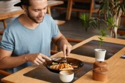 Placemat - Placemats Kunststof - Staal - Vintage - Roest - 45x30 Cm - 6 Stuks - Hittebestendig - Anti-Slip - Onderlegger - Afneembaar -Merkloos Verkoopwinkel 1200x800 135