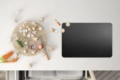 Placemat - Placemats Kunststof - Lederen Structuur - Zwart Wit - 45x30 Cm - 6 Stuks - Hittebestendig - Anti-Slip - Onderlegger - Afneembaar -Merkloos Verkoopwinkel 1200x800 139