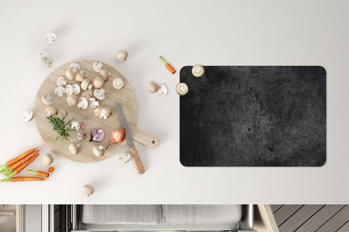 Placemat - Beton Design - Vintage - Zwart - Tafeldecoratie - Tafelbeschermer - Placemats - 6 Stuks - 45x30 Cm 3 Placemat - Beton Design - Vintage - Zwart - Tafeldecoratie - Tafelbeschermer - Placemats - 6 Stuks - 45x30 Cm - Afbeelding 3