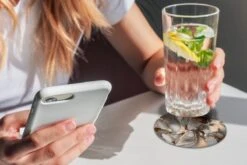 Onderzetters Voor Glazen - Rond - Grijs - Goud - Marmer - 10x10 Cm - Glasonderzetters - 6 Stuks -Merkloos Verkoopwinkel 1200x800 163