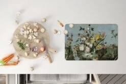 Placemat - Placemats Kunststof - Bloemen - Oude Meesters - Olieverf - 45x30 Cm - 6 Stuks - Hittebestendig - Anti-Slip - Onderlegger - Afneembaar -Merkloos Verkoopwinkel 1200x800 68