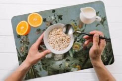 Placemat - Placemats Kunststof - Bloemen - Oude Meesters - Olieverf - 45x30 Cm - 6 Stuks - Hittebestendig - Anti-Slip - Onderlegger - Afneembaar -Merkloos Verkoopwinkel 1200x800 70