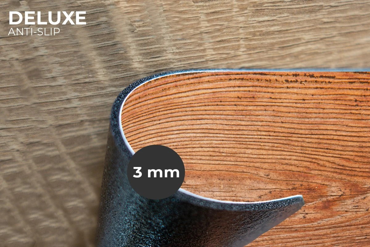 Placemat - Placemats Kunststof - De Hout Structuur Van Een Plank - 45x30 Cm - 6 Stuks - Hittebestendig - Anti-Slip - Onderlegger - Afneembaar 2 Placemat - Placemats Kunststof - De Hout Structuur Van Een Plank - 45x30 Cm - 6 Stuks - Hittebestendig - Anti-Slip - Onderlegger - Afneembaar - Afbeelding 2