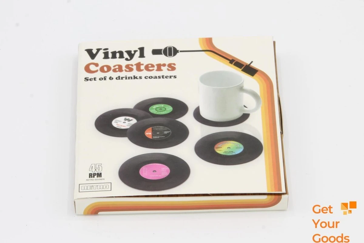 Merkloos Vinyl Platen Onderzetters Voor Glazen | LP Onderzetters (6 Stuks) | Onderzetters Met Anti-slip 14 Merkloos Vinyl Platen Onderzetters Voor Glazen | LP Onderzetters (6 Stuks) | Onderzetters Met Anti-slip - Afbeelding 14