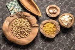 Fruitschaal Large - ø40-45 Cm - Glossy - Blank - Teak -Merkloos Verkoopwinkel 1200x801 12