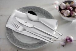 Sola Bestekset Montreux - Modern - 12 Persoons - 100 Delig - Zilverwit Edelstaal 18/10 - RVS - Zilver -Merkloos Verkoopwinkel 1200x801