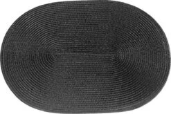 Merkloos EVER HOME Placemats- 4 STUKS - Ovaal - Placemat - Zwart - 45x30cm -Merkloos Verkoopwinkel 1200x804 6