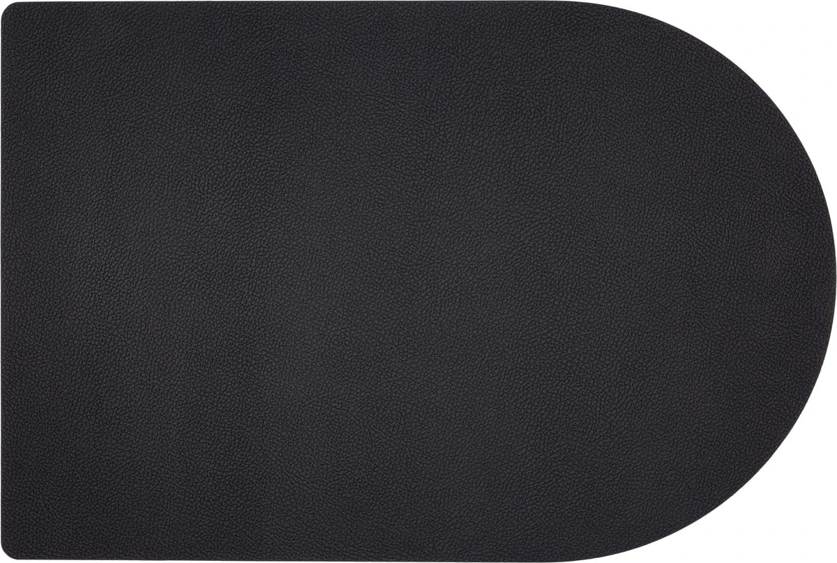 Jay Hill Placemats - Vegan Leer - Zwart - Bread - 44 X 30 Cm - 6 Stuks 1 Jay Hill Placemats - Vegan Leer - Zwart - Bread - 44 X 30 Cm - 6 Stuks