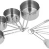 Krumble MaatCups En Lepels - Set Van 8 - Maatcupjes - Maatlepels - Maatbekers - Maatschepjes - Cups - Spoons - Tablespoon - Teaspoon - RVS - 250 Ml + 125 Ml + 80 Ml + 60 Ml + 15 + 5 + 2,5 + 1,25 Ml