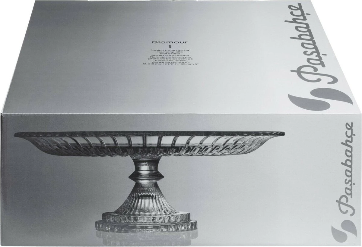 Pasabahce Glamour - Taartplateau Op Voet - 31,8 Cm 4 Pasabahce Glamour - Taartplateau Op Voet - 31,8 Cm - Afbeelding 4