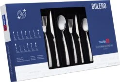 Sola Bestekset Bolero - Economy - 8 Persoons - 70 Delig - Zilver Chroomstaal 18/0 - RVS -Merkloos Verkoopwinkel 1200x821 1