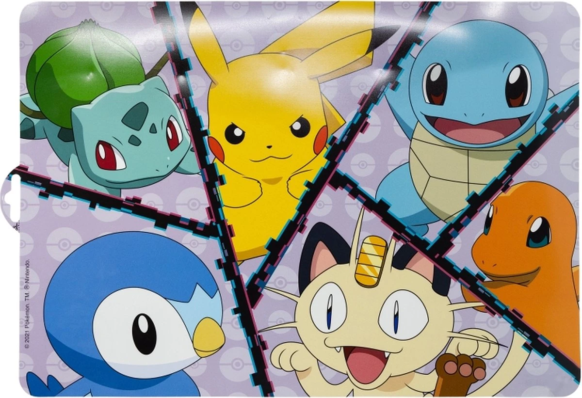 Merkloos Pokemon Placemat - 42x28 Cm - Onderleger - Eten En Knutsel Placemat 2 Merkloos Pokemon Placemat - 42x28 Cm - Onderleger - Eten En Knutsel Placemat - Afbeelding 2