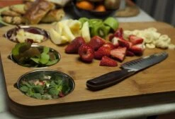 HUISSON Borrelplank XXL 56 X 41 X 3 Cm Tapasplank Houten Snijplank Serveerplank Snijplank Hout BBQ -Merkloos Verkoopwinkel 1200x823 3