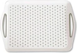 Dienblad Rechthoekig - Anti-slip Dienblad - Diep Dienblad Met Antislip - Met Handvatten - 45.5 X 32 X 4.5 Cm - Kleur: Wit 7 Dienblad Rechthoekig - Anti-slip Dienblad - Diep Dienblad Met Antislip - Met Handvatten - 45.5 X 32 X 4.5 Cm - Kleur: Wit -Merkloos Verkoopwinkel 1200x826 6