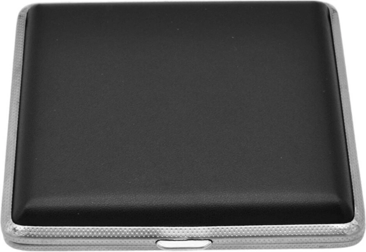 Modieuze - Sigarettenhouder - TheDailyDelivery - Zwart - 20 Sigaretten - Sigaretten Doosje 2 Modieuze - Sigarettenhouder - TheDailyDelivery - Zwart - 20 Sigaretten - Sigaretten Doosje - Afbeelding 2