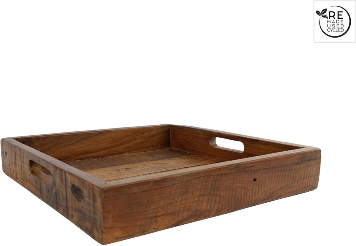 Rustiek Dienblad 'Wout' - 40cm 1 Rustiek Dienblad 'Wout' - 40cm