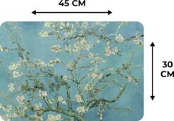 KitchenYeah - Placemats - Kunststof Placemat - Bloemen - Van Gogh - Kunst - Oude Meesters - Onderleggers Placemats - Onderlegger - Placemat - 45x30 Cm -Merkloos Verkoopwinkel 1200x830 13