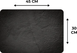 Placemat - Placemats Kunststof - Beton - Zwart - Industrieel - 45x30 Cm - 6 Stuks - Hittebestendig - Anti-Slip - Onderlegger - Afneembaar 11 Placemat - Placemats Kunststof - Beton - Zwart - Industrieel - 45x30 Cm - 6 Stuks - Hittebestendig - Anti-Slip - Onderlegger - Afneembaar -Merkloos Verkoopwinkel 1200x830 7