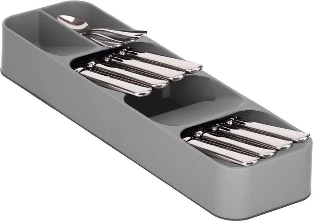 Springos Multifunctionele Bestekbak | Besteklade | Bestek Organizer | Kunststof | 39 X 11 X 5.5 CM 1 Springos Multifunctionele Bestekbak | Besteklade | Bestek Organizer | Kunststof | 39 X 11 X 5.5 CM