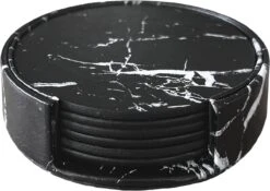 Onderzetter Voor Glazen - Onderzettersset - Drink Onderzetters - Marmer Look - Set Van 6 - SEVEND®