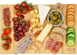 JoFlow® Premium Borrelplank Of Tapasplank Bamboe Hout | Kaasplank Of Serveerplank| INCL. EXTRA Tapas Schaaltje -Merkloos Verkoopwinkel 1200x855 5