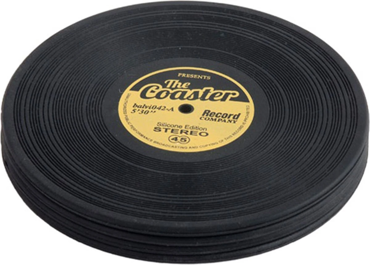 Balvi Set Van 4 LP Onderzetters The Coaster 7 Balvi Set Van 4 LP Onderzetters The Coaster - Afbeelding 7