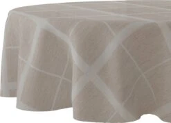 Wicotex-Tafellaken-Tafelkleed-Tafellinnen Lys Naturel 140cm Rond
