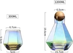 Luxaliving Waterkaraf Met 6 Glazen - Inhoud 1,2 Liter - Vaatwasser Bestendig - Glazenset - Karaf - Drankglazen -Merkloos Verkoopwinkel 1200x867 6
