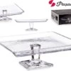 Pasabahce Taartplateau Madlen Kristal Transparant (23,7 X 8 X 23,7 Cm)
