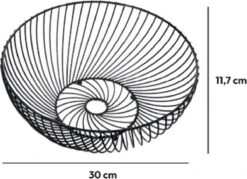 Fruitschaal/fruitmand Rond Zwart Metaal 30 Cm - Fruitschalen/fruitmanden - Draadmand Van Metaal 6 Fruitschaal/fruitmand Rond Zwart Metaal 30 Cm - Fruitschalen/fruitmanden - Draadmand Van Metaal -Merkloos Verkoopwinkel 1200x870 6