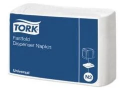 Tork - Navulverpakking Dispenserservet - 1-laags Fastfold - 600 Stuks - Wit -Merkloos Verkoopwinkel 1200x880 7