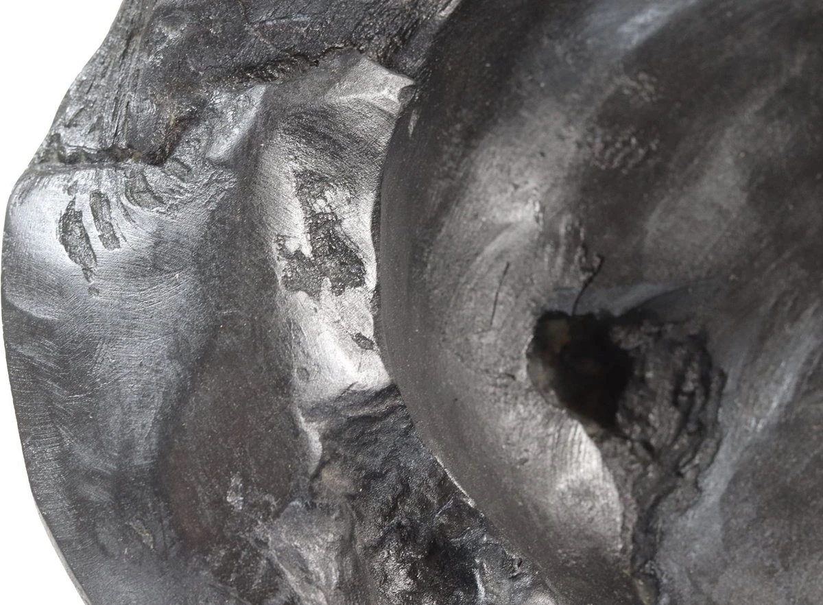 Fruitschaal - ø35-45 Cm - Zwart - Teak 6 Fruitschaal - ø35-45 Cm - Zwart - Teak - Afbeelding 6