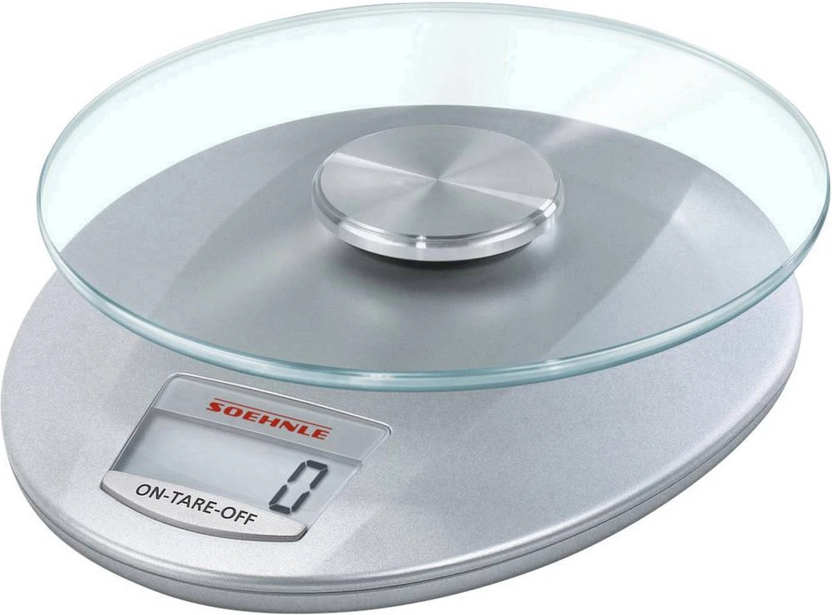 Soehnle Keukenweegschaal Digitaal Roma Zilver 9 Soehnle Keukenweegschaal Digitaal Roma Zilver - Afbeelding 9