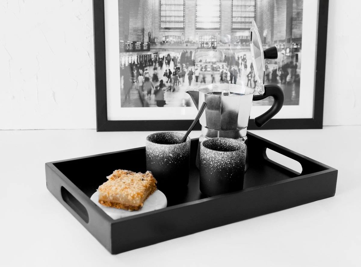 Jay Hill Dienblad Acacia Zwart 35 X 22 Cm 2 Jay Hill Dienblad Acacia Zwart 35 X 22 Cm - Afbeelding 2