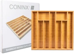 Grote Bestekbak Bamboe 51x47cm | Besteklade Van Coninx | Bestekhouder | Opbergbak | Duurzaam | Voor Laden Van 47cm Diep -Merkloos Verkoopwinkel 1200x890 1