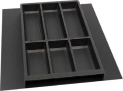 Culinorm Bestekbak - Besteklade - Incl. Antislipmat Met 1 Carbon Black Cassette - 53 Cm Breed X 47 Cm Diep -Merkloos Verkoopwinkel 1200x891