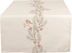 Clayre & Eef Tafelloper 50x140 Cm Beige Groen Katoen Rechthoek Vogel Tafelkleed Loper Tafeltextiel 8 Clayre & Eef Tafelloper 50x140 Cm Beige Groen Katoen Rechthoek Vogel Tafelkleed Loper Tafeltextiel -Merkloos Verkoopwinkel 1200x892 1
