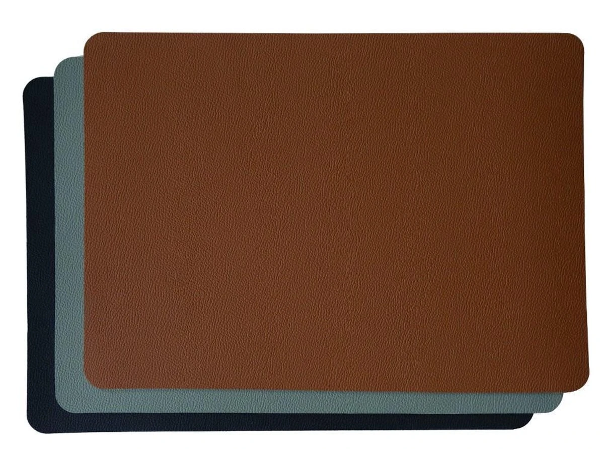 Jay Hill Placemats - Vegan Leer - Zwart - 46 X 33 Cm - 6 Stuks 9 Jay Hill Placemats - Vegan Leer - Zwart - 46 X 33 Cm - 6 Stuks - Afbeelding 9