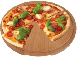 Boska Pizzaplank Amigo L Rond - Borrelplank Van Duurzaam Beukenhout - Met Opvanggeul - Ø 34 Cm -Merkloos Verkoopwinkel 1200x899 37