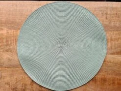 Merkloos Placemats ROND - Placemat - 4 STUKS - Rond - 38 Cm - Luxe - Onderlegger - Mint Groen -Merkloos Verkoopwinkel 1200x899 40