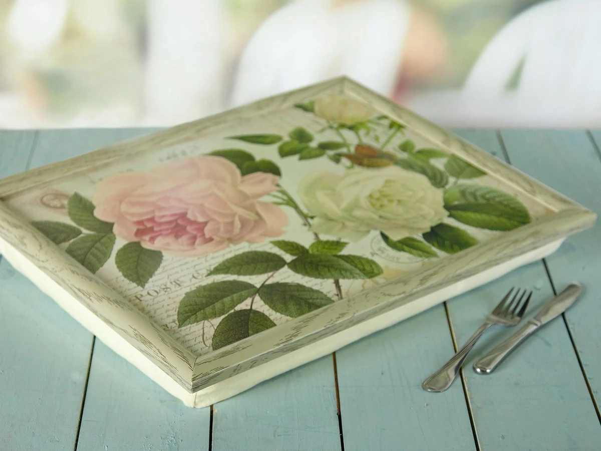 Laptray, Schoot Dienblad, Rose Garden, 44 X 34 Cm - Creative Tops 4 Laptray, Schoot Dienblad, Rose Garden, 44 X 34 Cm - Creative Tops - Afbeelding 4