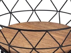 Parya Home - Fruitmand Metaal Broodmand Ronde Fruitschaal Neo 28 Cm H 10 Cm Zwart Metaal -Merkloos Verkoopwinkel 1200x900 97