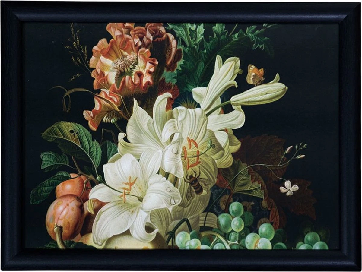 Mars & More Schootkussen Dienblad Bloemen En Fruit 1 Mars & More Schootkussen Dienblad Bloemen En Fruit