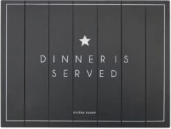 Riviera Maison Placemats - Dinner Is Served Placemat - Zwart -Merkloos Verkoopwinkel 1200x906 16