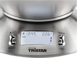 Tristar KW-2436 Keukenweegschaal – Weegschaal Keuken Met Afneembare Kom - 2.5 Liter – Tot 5 Kilogram - RVS 9 Tristar KW-2436 Keukenweegschaal – Weegschaal Keuken Met Afneembare Kom - 2.5 Liter – Tot 5 Kilogram - RVS -Merkloos Verkoopwinkel 1200x907 2