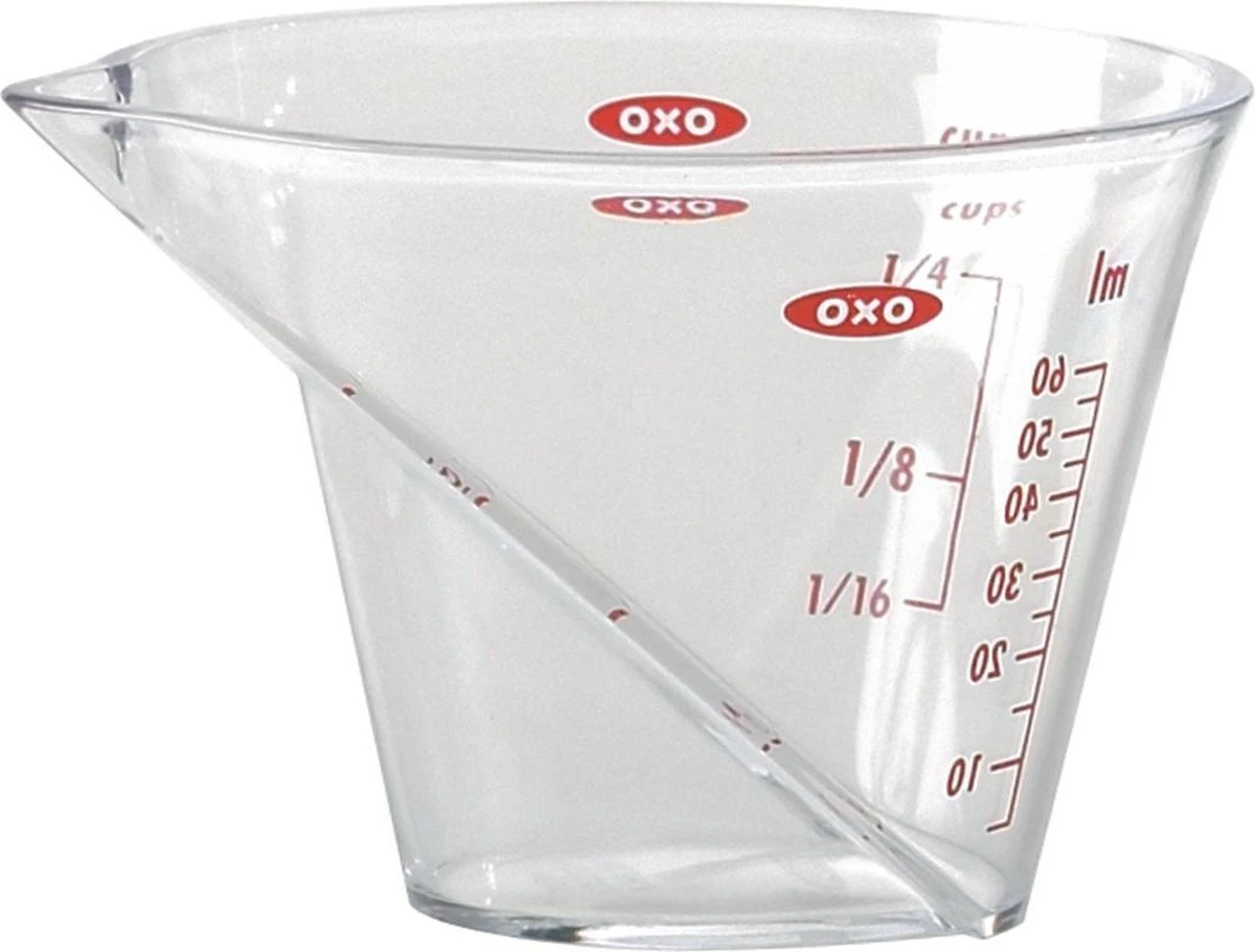 OXO GOOD GRIPS - Meten - Maatbeker 0,06l 7cm 1 OXO GOOD GRIPS - Meten - Maatbeker 0,06l 7cm