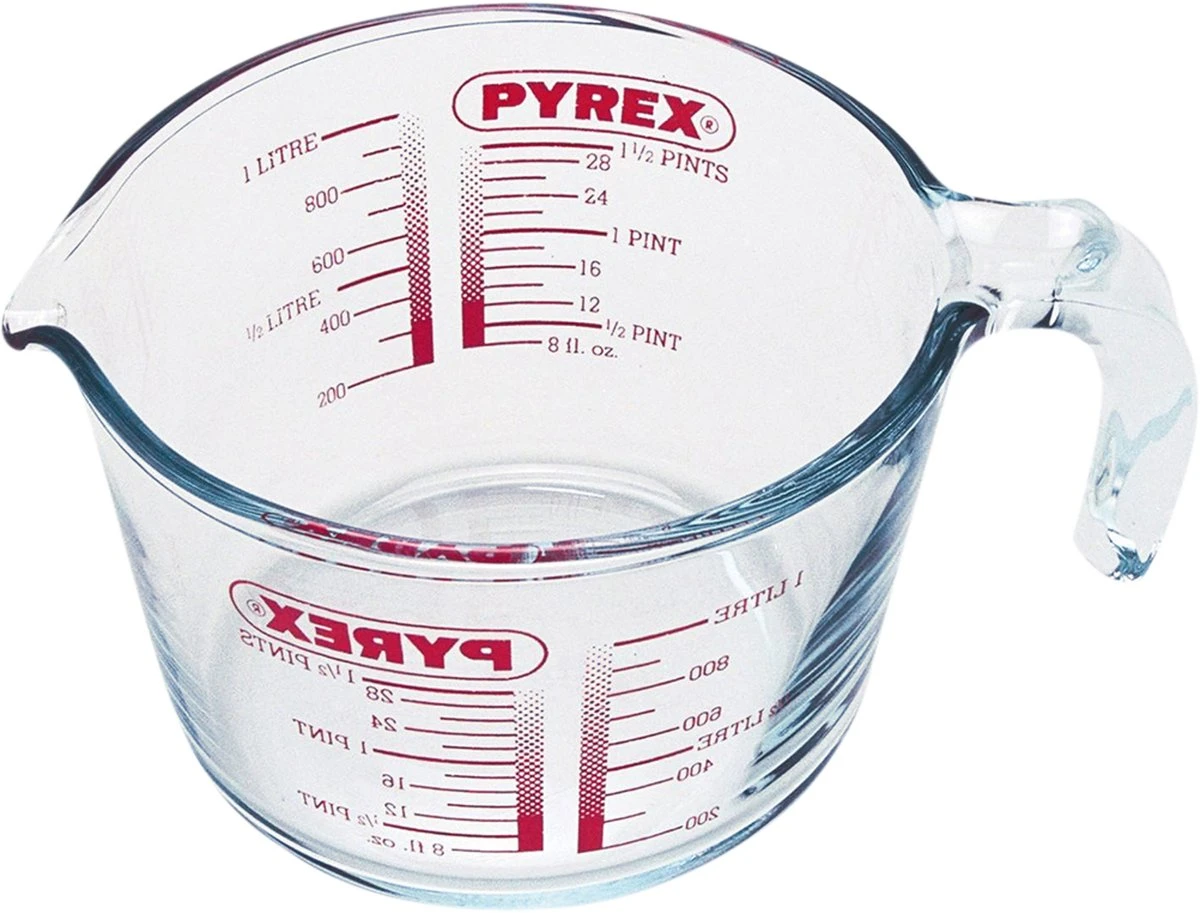 PYREX Prep & Store Maatbeker 1 L - Glas 2 PYREX Prep & Store Maatbeker 1 L - Glas - Afbeelding 2